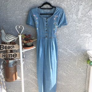 Vintage Jane Ashley denim dress